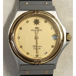 OROLOGIO POLSO Pryngeps Timonier ANNI 80 quartz VINTAGE WRIST WATCH DATA