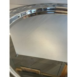VASSOIO ALESSI ETHNO DESIGN ACCIAIO INOX GIROTONDO ø 40 cm VINTAGE TRAY PIATTO