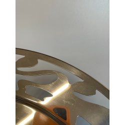 VASSOIO ALESSI ETHNO DESIGN ACCIAIO INOX GIROTONDO ø 40 cm VINTAGE TRAY PIATTO