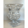 GRANDE COPPA CENTROTAVOLA CRISTALLO BOEMIA MOLATO BOWL CUP ø 25 x 28 cm/h 1960