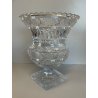 GRANDE COPPA CENTROTAVOLA CRISTALLO BOEMIA MOLATO BOWL CUP ø 25 x 28 cm/h 1960