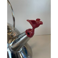 TEIERA BOLLITORE ALESSI 9093 INOX UCCELLO MANICO DESIGN VINTAGE MICHAEL GRAVES