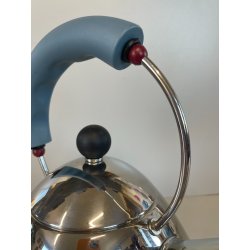 TEIERA BOLLITORE ALESSI 9093 INOX UCCELLO MANICO DESIGN VINTAGE MICHAEL GRAVES