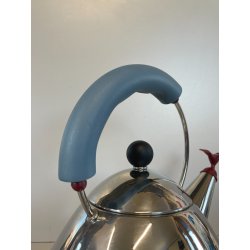 TEIERA BOLLITORE ALESSI 9093 INOX UCCELLO MANICO DESIGN VINTAGE MICHAEL GRAVES