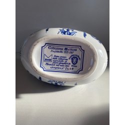 ANTICA FIASCHETTA PELLEGRINO PORCELLANA Collezione Medicea MANCIOLI  2445 - 1980