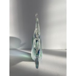 ANTICO PESCE VETRO DI MURANO FIRMATO LA MURRINA VINTAGE ANNI 60 h 17 CM ITALIA
