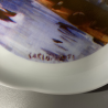 PIATTO DECORATIVO CERAMICA Carlo Monti  PAESAGGIO XX Fiera LAGO MAGGIORE '82 ø24