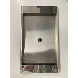 VASSOIO ALESSI TIFFANY DESIGN ACCIAIO INOX GIROTONDO VINTAGE TRAY PIATTO COPPOLA