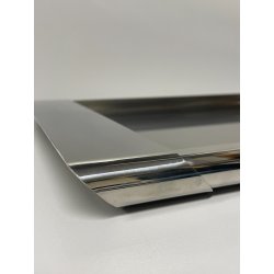 VASSOIO ALESSI TIFFANY DESIGN ACCIAIO INOX GIROTONDO VINTAGE TRAY PIATTO COPPOLA