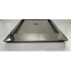 VASSOIO ALESSI TIFFANY DESIGN ACCIAIO INOX GIROTONDO VINTAGE TRAY PIATTO COPPOLA