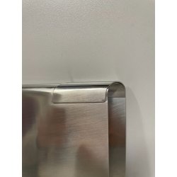 VASSOIO ALESSI TIFFANY DESIGN ACCIAIO INOX GIROTONDO VINTAGE TRAY PIATTO COPPOLA