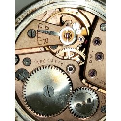 ANTICO OROLOGIO POLSO Omega 2890-3 OVERSIZE anni 50 cal. 267 Old Wrist Watch