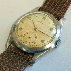 ANTICO OROLOGIO POLSO Zenith ANNI 50 meccanico CAL. 126-6 Old Wrist Watch MONTRE