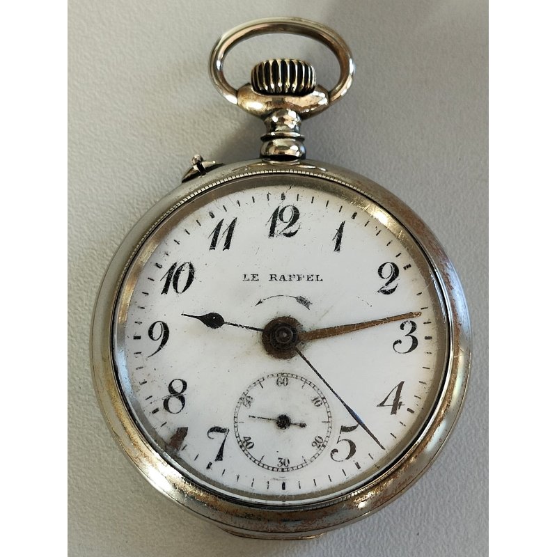 ANTICO OROLOGIO TASCA Le Rappel EPOCA 900 Old Pocket Watch SVEGLIARINO Sveglia