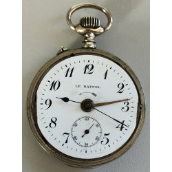 ANTICO OROLOGIO TASCA Le Rappel EPOCA 900 Old Pocket Watch SVEGLIARINO Sveglia