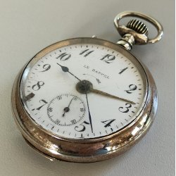 ANTICO OROLOGIO TASCA Le Rappel EPOCA 900 Old Pocket Watch SVEGLIARINO Sveglia