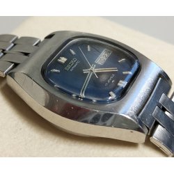 OROLOGIO POLSO Seiko Automatic 7009-5010 anni 70 Vintage Wrist Watch BLU DIAL