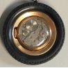 OROLOGIO RUOTINO TASCA Wuhrer anni 70 PORTACHIAVI RUOTA  Vintage Pocket Watch
