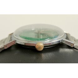 OROLOGIO POLSO Candino Elegance GREEN DIAL anni 60 Vintage Wrist Watch MONTRE