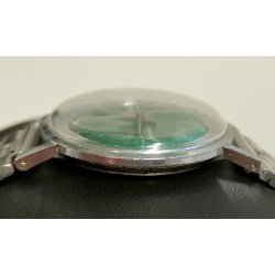 OROLOGIO POLSO Candino Elegance GREEN DIAL anni 60 Vintage Wrist Watch MONTRE