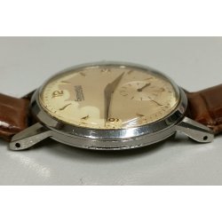 Eberhard & Co OROLOGIO POLSO cal. 1120 meccanico ANNI 60 Old Wrist Watch MONTRE