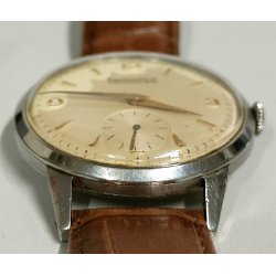 Eberhard & Co OROLOGIO POLSO cal. 1120 meccanico ANNI 60 Old Wrist Watch MONTRE