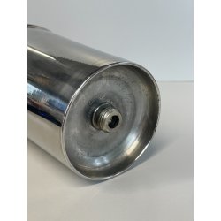 ANTICA BOTTIGLIA SELTZ CIMA 18/8 ANNI 70 ACCAIO ROSSA SIFONE VINTAGE SODA 629671