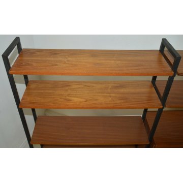 GRANDE LIBRERIA MODULARE vintage DESIGN made in ITALY anni 60 ETAGERE FORNITURE