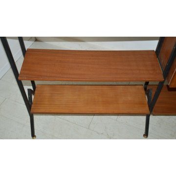 GRANDE LIBRERIA MODULARE vintage DESIGN made in ITALY anni 60 ETAGERE FORNITURE