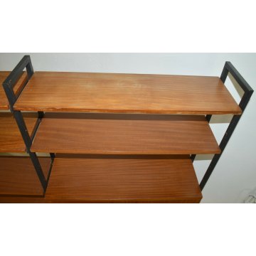 GRANDE LIBRERIA MODULARE vintage DESIGN made in ITALY anni 60 ETAGERE FORNITURE