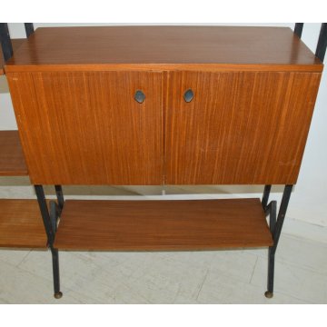 GRANDE LIBRERIA MODULARE vintage DESIGN made in ITALY anni 60 ETAGERE FORNITURE