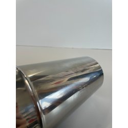 ANTICA BOTTIGLIA SELTZ CIMA 18/8 ANNI 70 ACCAIO VERDE SIFONE VINTAGE SODA 629671