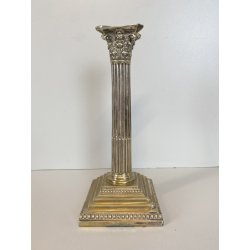 CANDELIERE COLONNA CAPITELLO CORINZIO ARGENTATO Mappin Brothers NEOCLASSICO '900