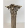 CANDELIERE COLONNA CAPITELLO CORINZIO ARGENTATO Mappin Brothers NEOCLASSICO '900