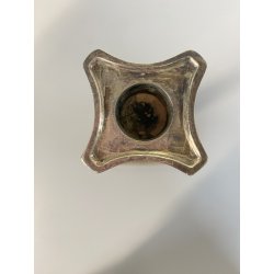 CANDELIERE COLONNA CAPITELLO CORINZIO ARGENTATO Mappin Brothers NEOCLASSICO '900