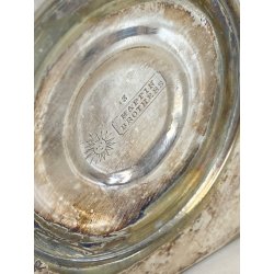 CANDELIERE COLONNA CAPITELLO CORINZIO ARGENTATO Mappin Brothers NEOCLASSICO '900