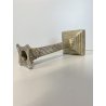 CANDELIERE COLONNA CAPITELLO CORINZIO ARGENTATO Mappin Brothers NEOCLASSICO '900