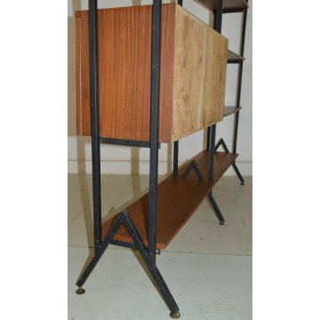 GRANDE LIBRERIA MODULARE vintage DESIGN made in ITALY anni 60 ETAGERE FORNITURE