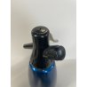 ANTICA BOTTIGLIA SELTZ GIMAS ITALIA ANNI 60 ACCAIO INOX BLU SIFONE VINTAGE SODA