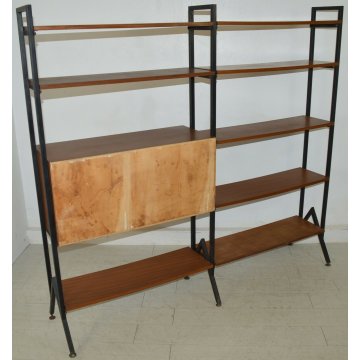 GRANDE LIBRERIA MODULARE vintage DESIGN made in ITALY anni 60 ETAGERE FORNITURE