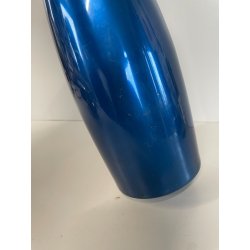 ANTICA BOTTIGLIA SELTZ GIMAS ITALIA ANNI 60 ACCAIO INOX BLU SIFONE VINTAGE SODA