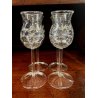 SET 4 BICCHIERI CALICE GRAPPA CRISTALLO DA DEGUSTAZIONE con PUNTE INTERNE '900
