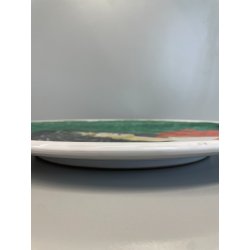 RARO ANTICO PIATTO CERAMICA FIRMATO RENATO GUTTUSO DERUTA EDIZIONE LIMITATA 1970