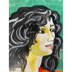 RARO ANTICO PIATTO CERAMICA FIRMATO RENATO GUTTUSO DERUTA EDIZIONE LIMITATA 1970