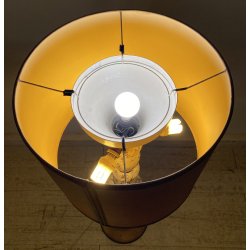 ANTICA LAMPADA DA TERRA PIANTANA PAVIMENTO 1940 CERMICA DIPINTA ITALY FLOOR LAMP