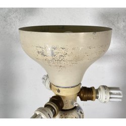 ANTICA LAMPADA DA TERRA PIANTANA PAVIMENTO 1940 CERMICA DIPINTA ITALY FLOOR LAMP