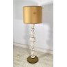 ANTICA LAMPADA DA TERRA PIANTANA PAVIMENTO 1940 CERMICA DIPINTA ITALY FLOOR LAMP