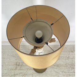 ANTICA LAMPADA DA TERRA PIANTANA PAVIMENTO 1940 CERMICA DIPINTA ITALY FLOOR LAMP