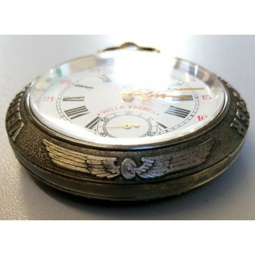 OROLOGIO TASCA ANCRE Wille Freres MONTRE CHEMIN DE FER Ferrovie OLD POCKET WATCH