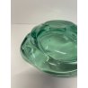 BOWL CRISTALLO VERDE ACQUAMARINA Seguso VINTAGE CIOTOLA GLASS ANNI '50 ø 21 CM
